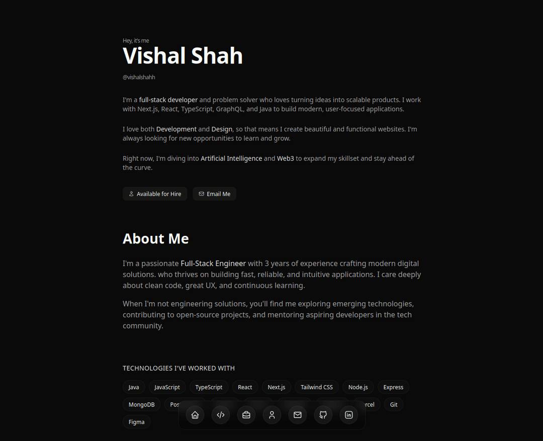 Portfolio Website